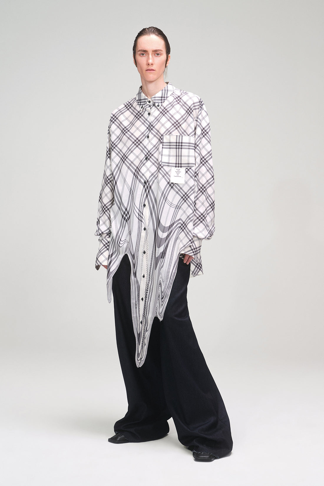 Melting Plaid Shirt