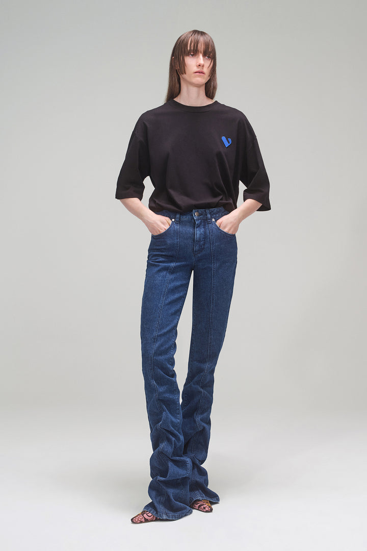 Wrinkled Seam Jean