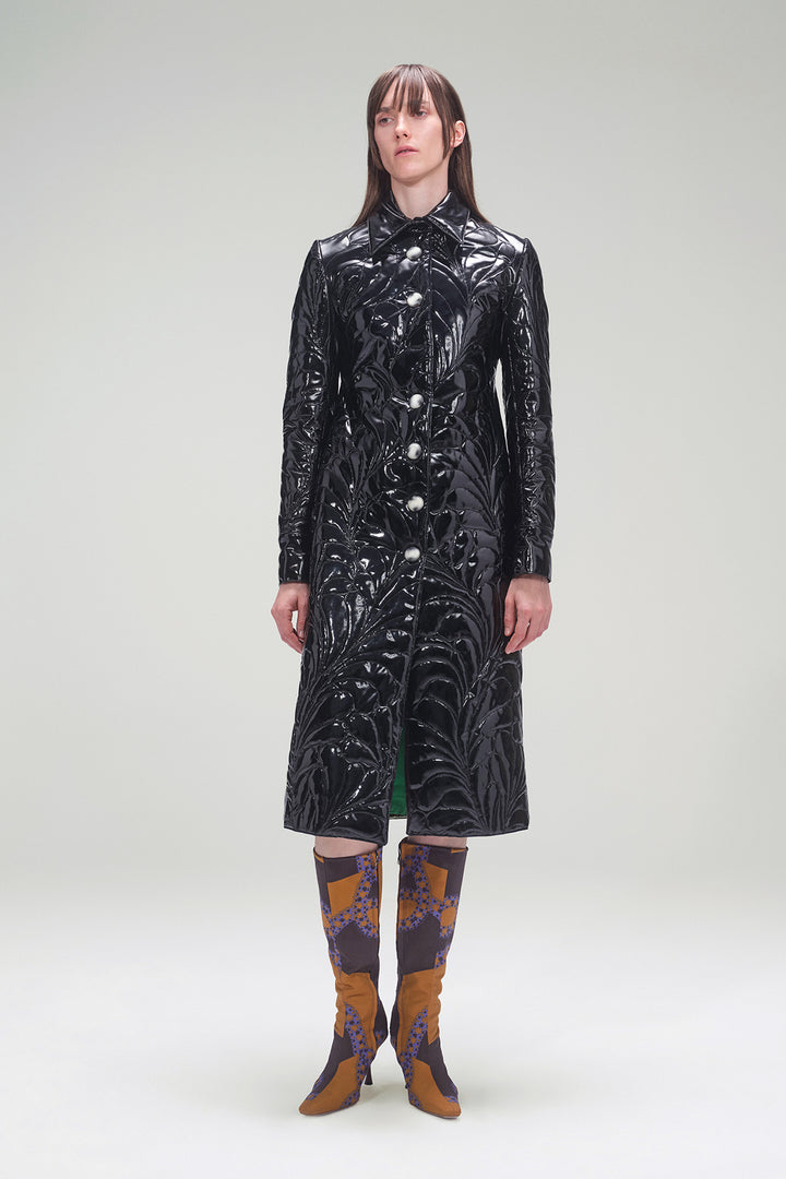 Embroidered Coatdress