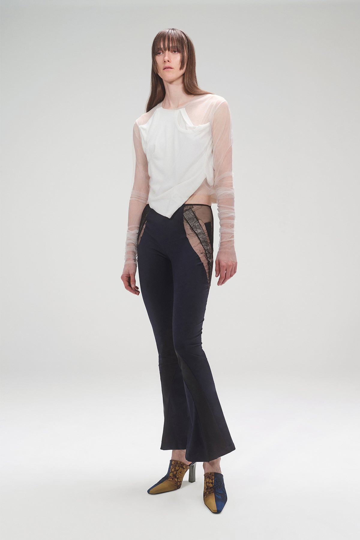 Tulle Wrinkled Top