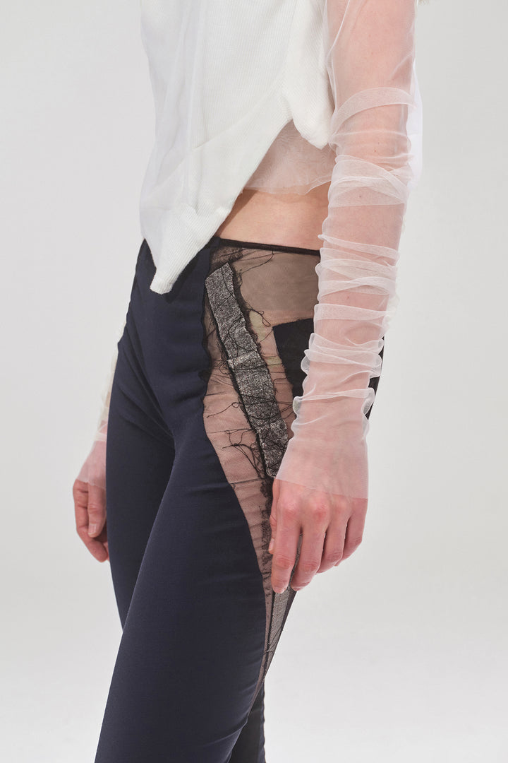 Tulle Wrinkled Top