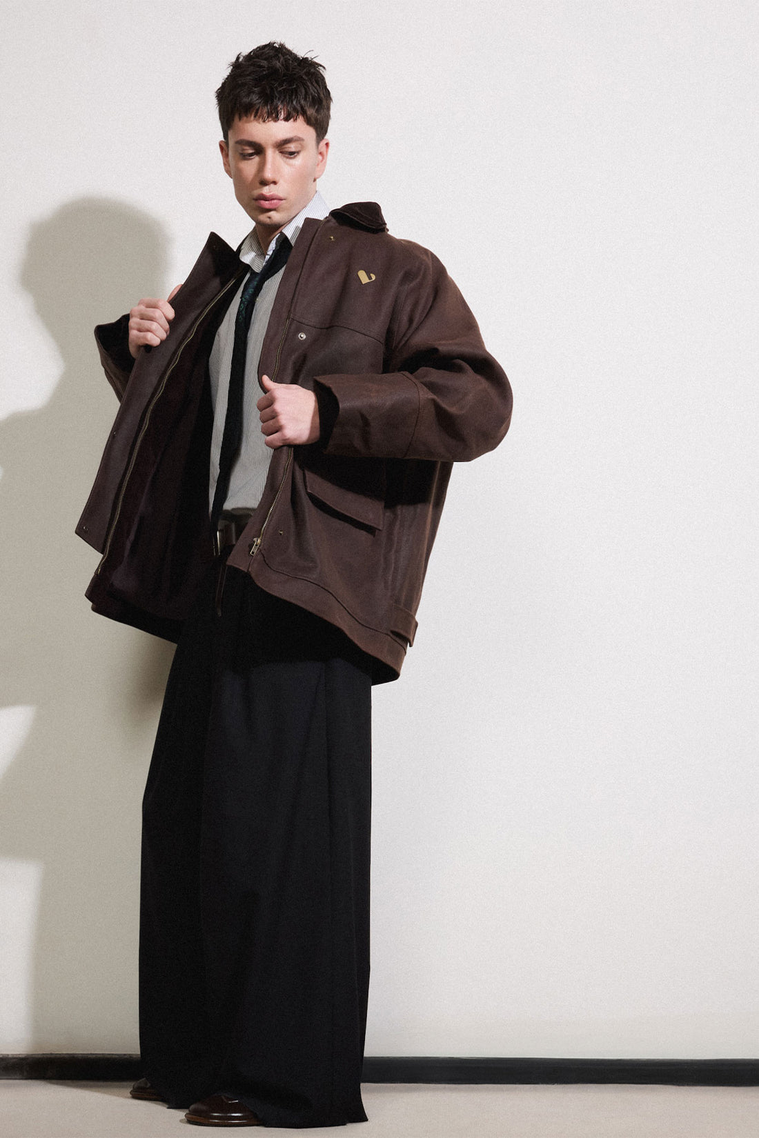 Waxed Jacket in Brown