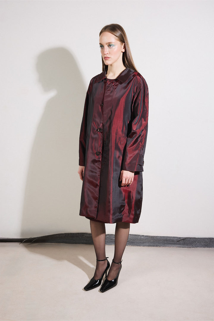 Carolyn Coat in Red