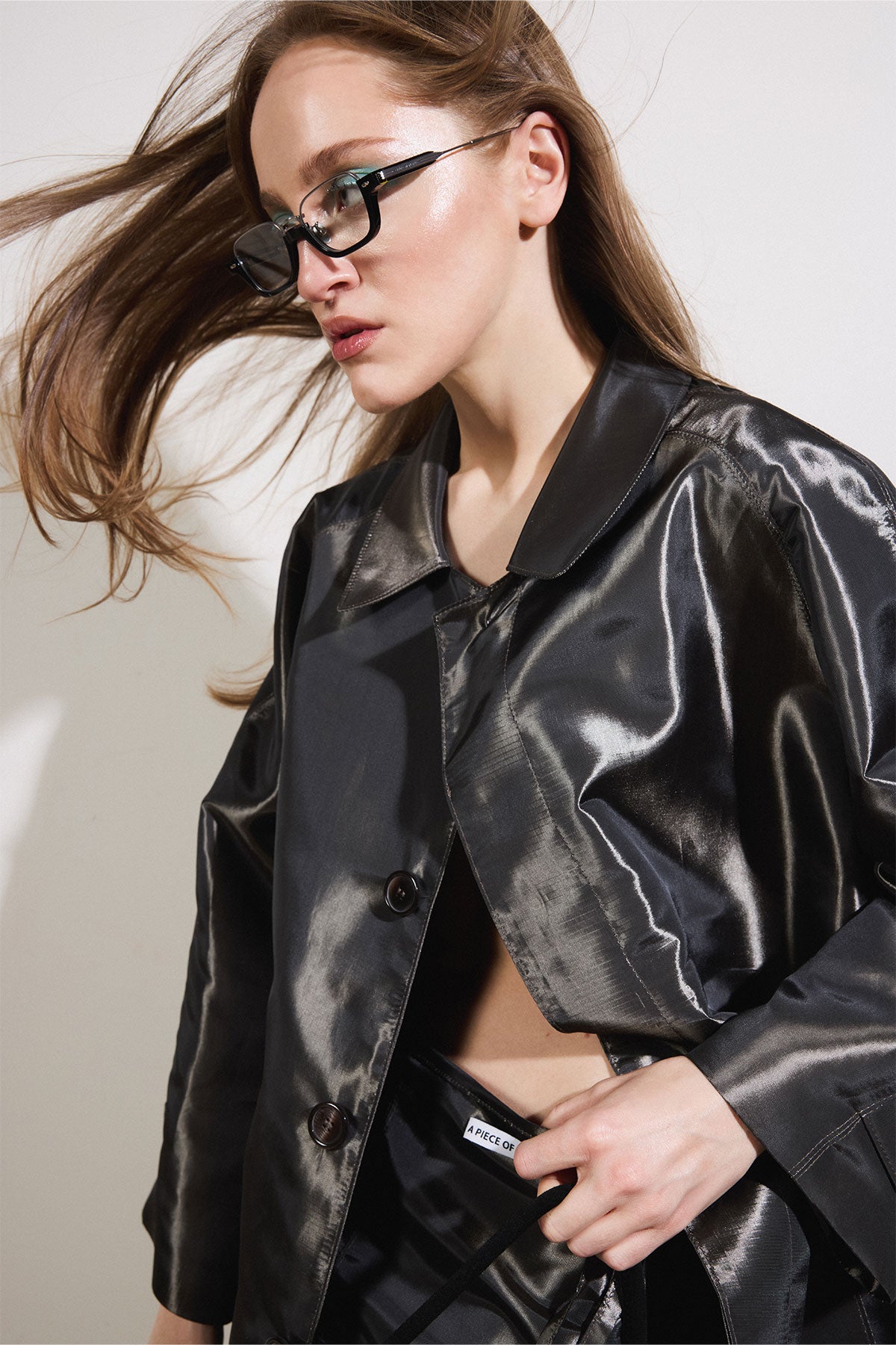 Carolyn Coat in Gray