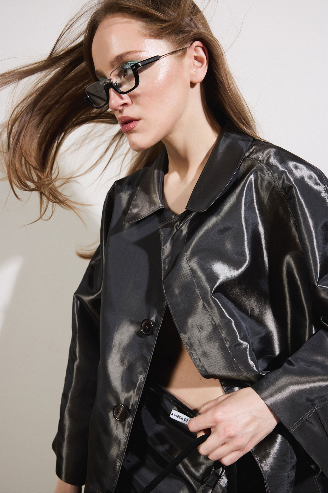 Carolyn Coat in Gray