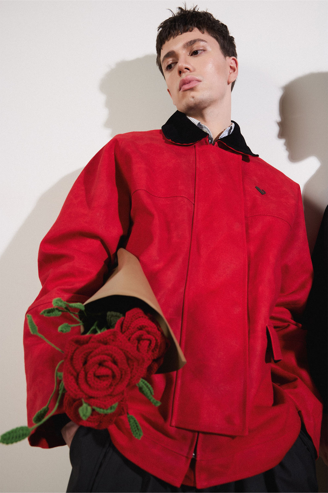 Waxed Jacket in Red