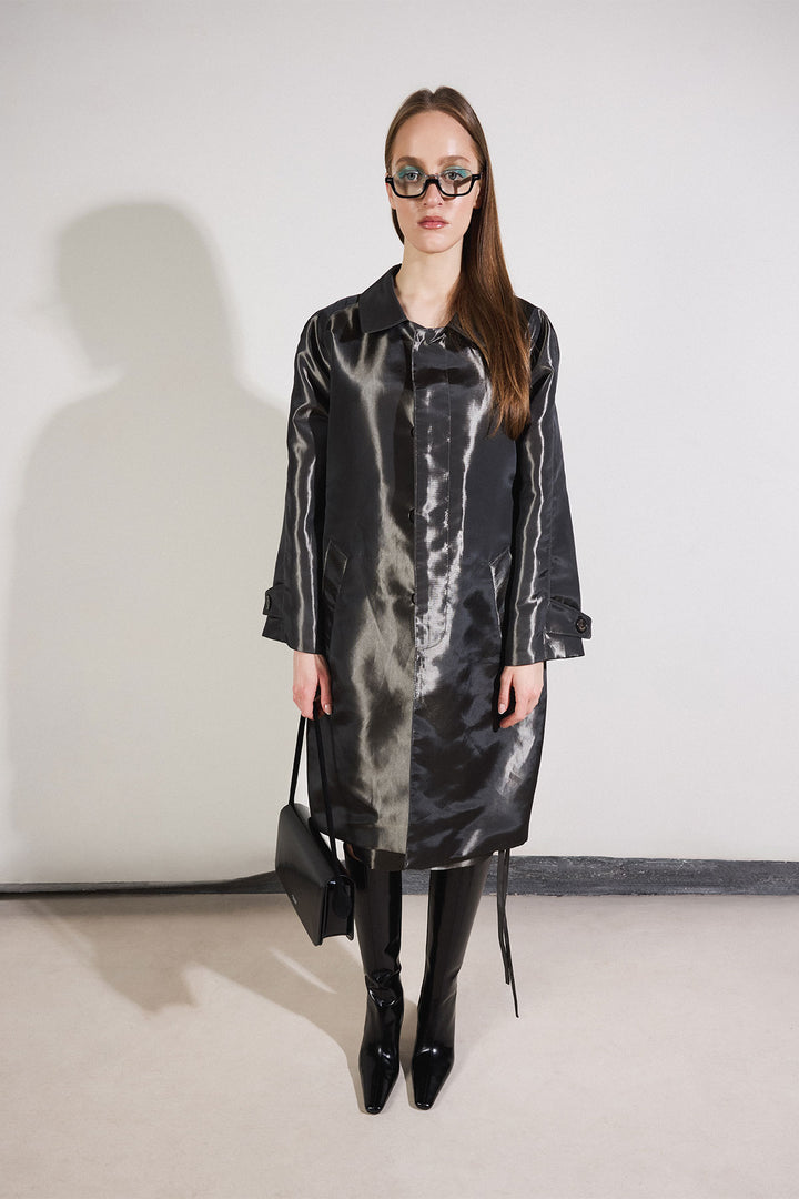 Carolyn Coat in Gray
