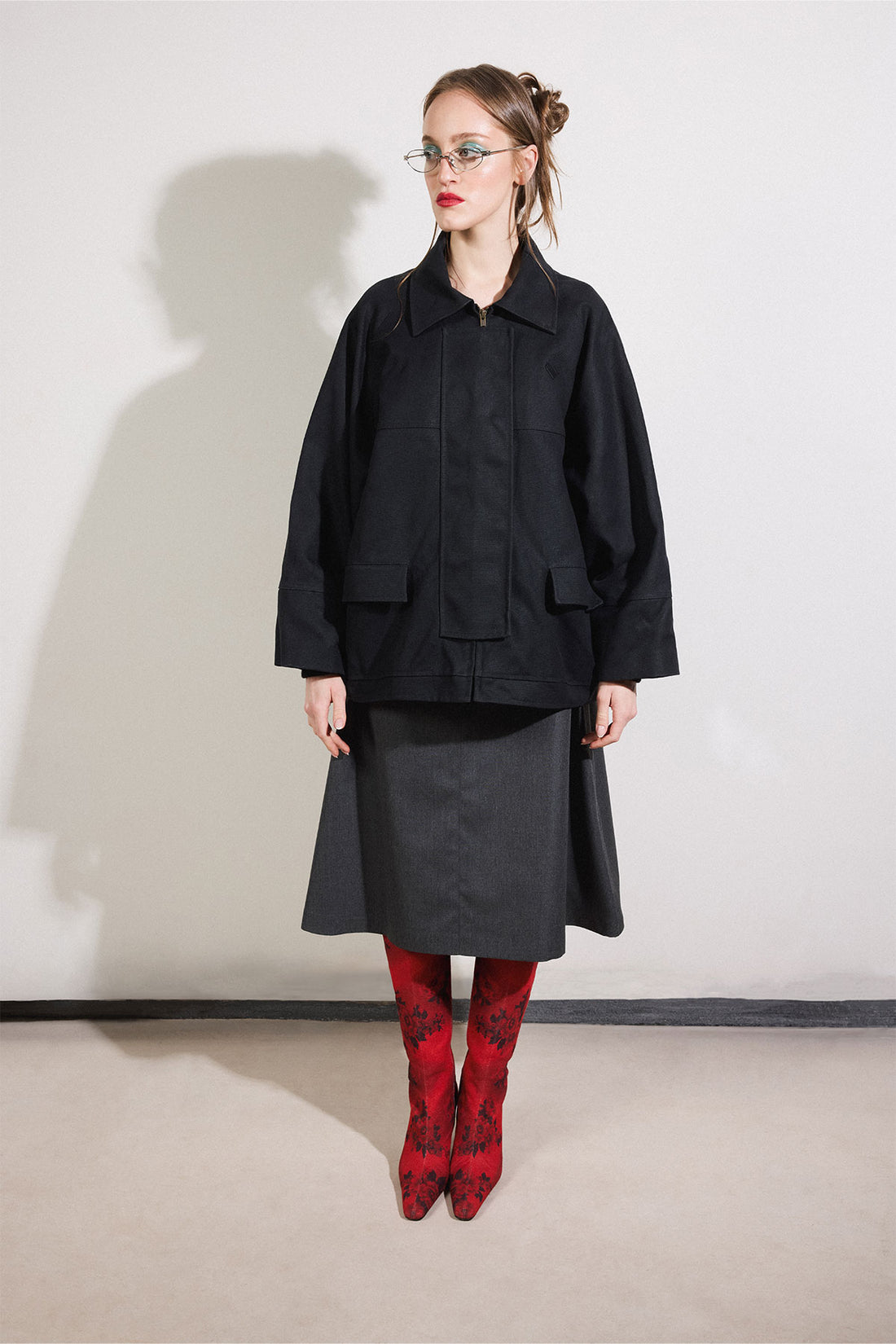Waxed Jacket in Black